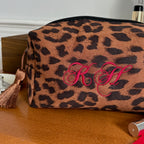 Cheetah Print Makeup Bag