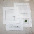 Martini Cocktail Napkins | Set of 4