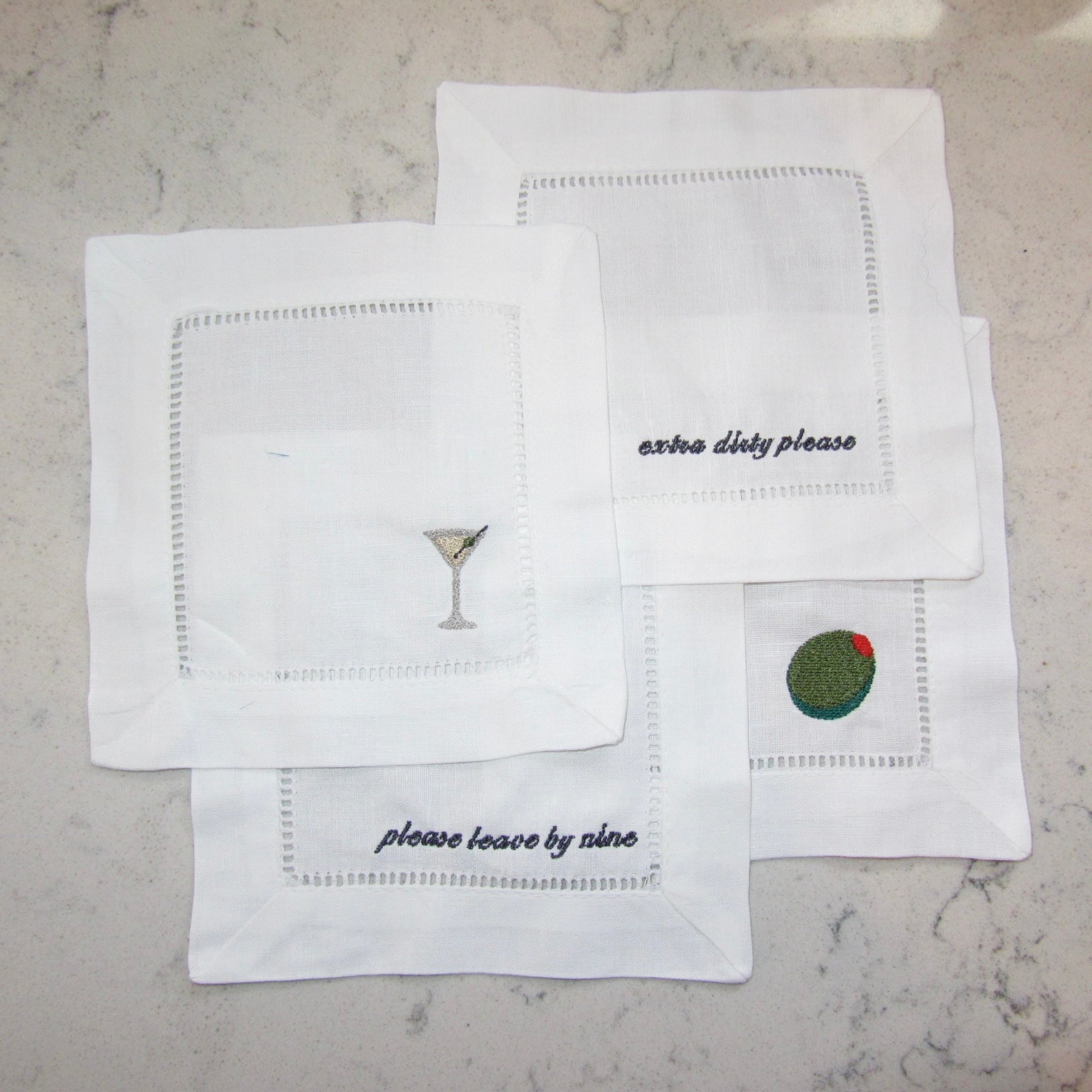 Martini Cocktail Napkins | Set of 4